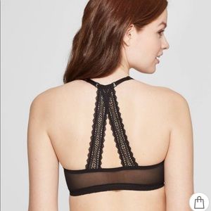 NWT Auden Lightly Lined Demi Racerback Bra, 36C